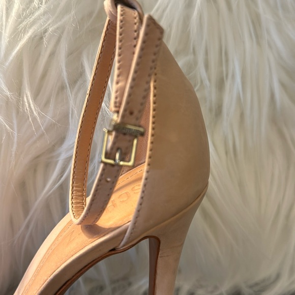 Schutz Sandals Nude-Heeled Soft Leather - Picture 8 of 11